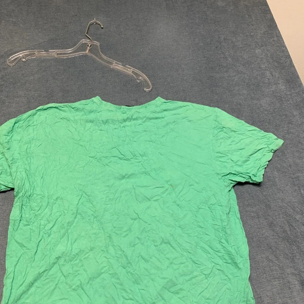 Polo Ralph Lauren T Shirt Mens Medium Green Embroidered Logo Casual Short Sleeve